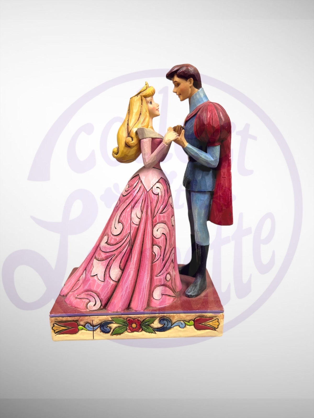 Jim Shore Disney Traditions - Finding True Love Aurora and Prince Phillip Sleeping Beauty Figurine (No Box)